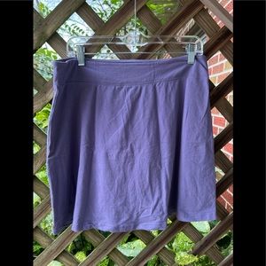 Basic purple cotton skirt